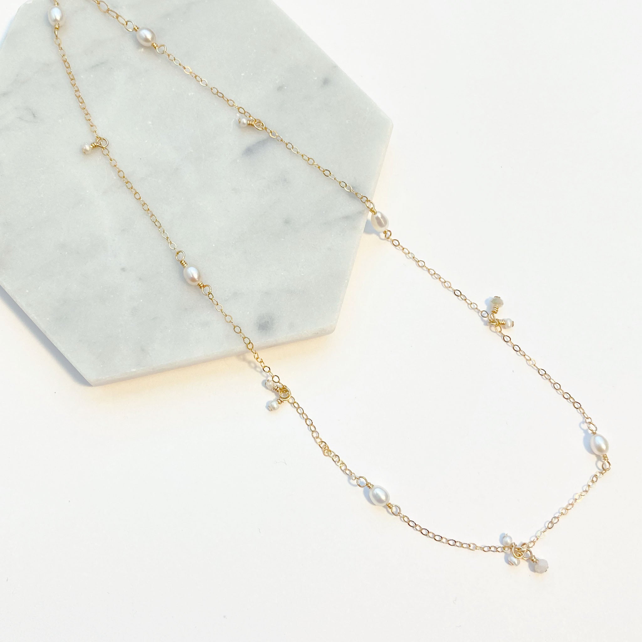 Twinkle Pearl Necklace