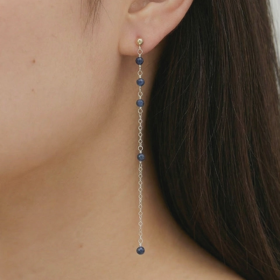 Sapphire Dangle Earrings