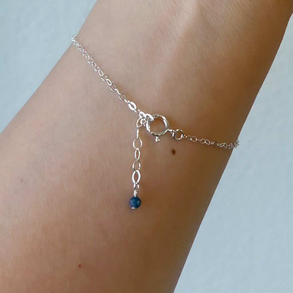Sapphire Cluster Bracelet