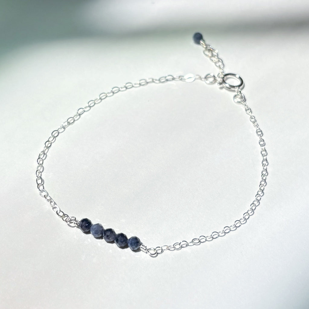 Sapphire Cluster Bracelet