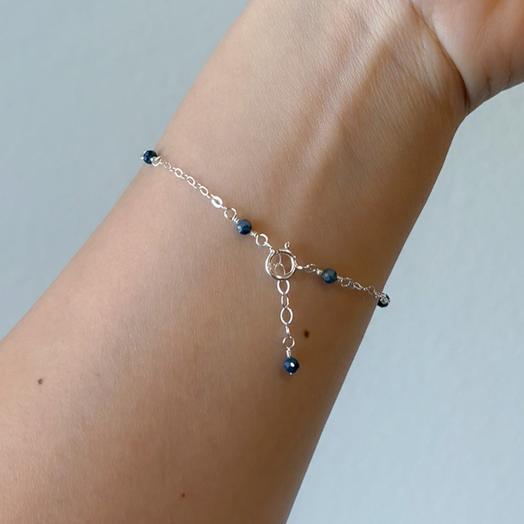 Dainty Sapphire Bracelet