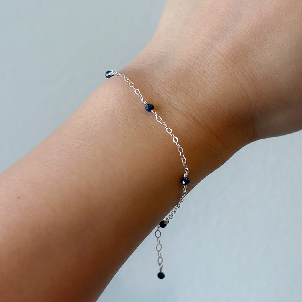 Dainty Sapphire Bracelet
