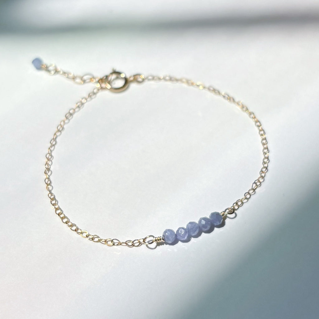 Tanzanite Cluster Bracelet